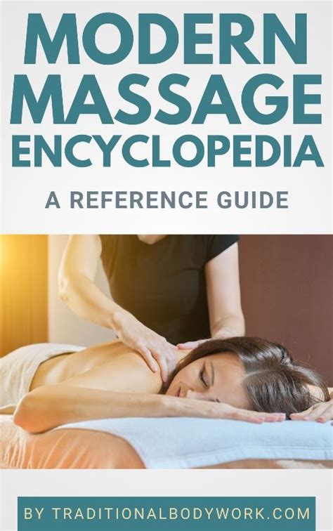 Modern Massage Encyclopedia Reference Guide Book