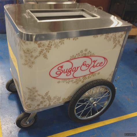 Ice Cream Push Cart By C Nelson George Dunlap