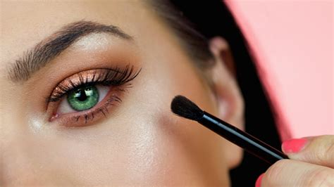 Easy Eye Makeup Tutorial For Beginners Green Eyes Youtube