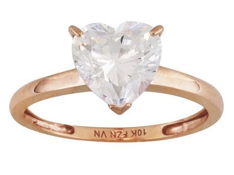 Bella Luce R 290ctw Heart Shape 10k Rose Gold Ring Jtv Jewelry