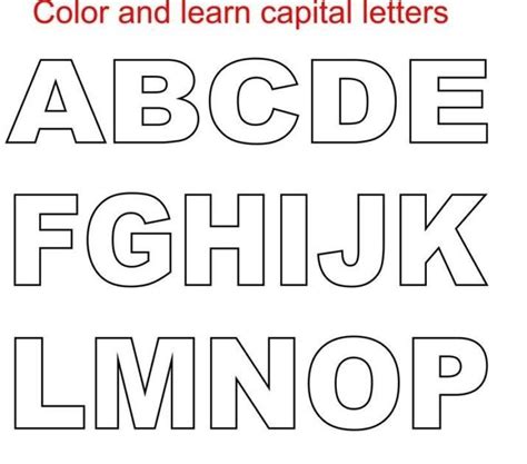 Downloadable Free Printable Alphabet Stencils Templates 10 Best Free