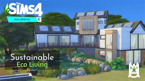 Sustainable Eco Living 🌿🍃 Stop Motion Speed Build The Sims 4 Eco