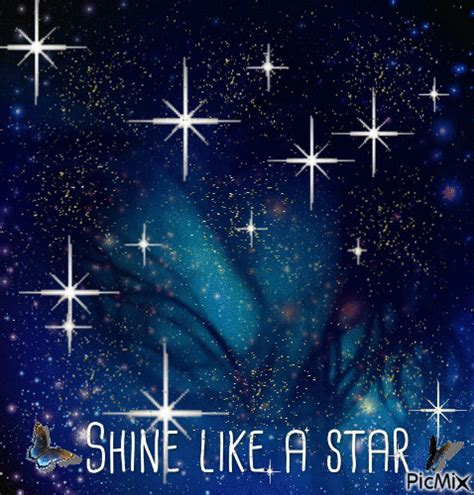 Shine Like A Star Free Animated  Picmix