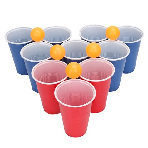 Nightclub Bar Disposable Party Games Beerpong Games Set With 24pcs Cups