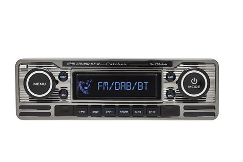 Car Radio With Dab Usb Bluetooth Technology Retro Look Black