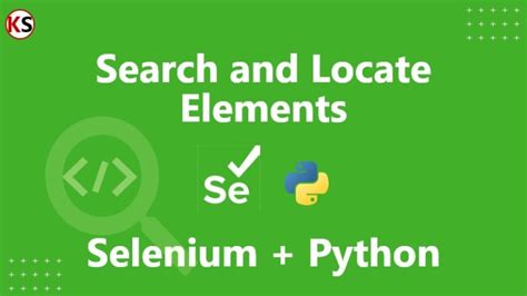 How To Search And Locate Elements In Selenium Python