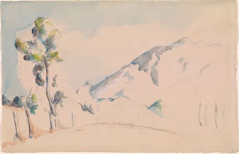 Paul Cézanne Mont Sainte Victoire Drawings Online The Morgan