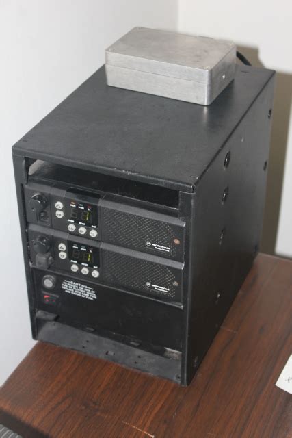 Photo Motorola Gm300 Radios In A Motorola Repeater Case With Power