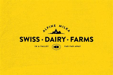 swiss dairy farms on behance