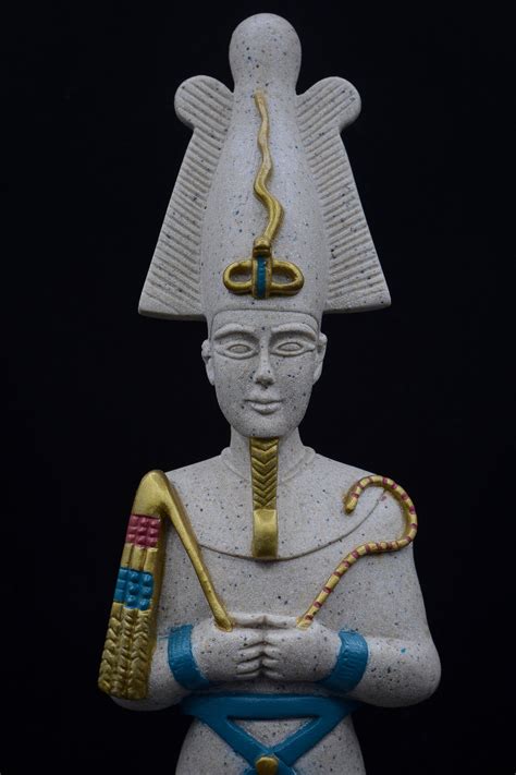 Statue Of Osiris Lord Of The Dead The Underworld And Rebirth Etsy