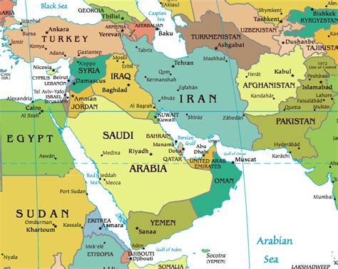 This Is A Map Of The Middle Eastit Is Known As The Crossroads Of The