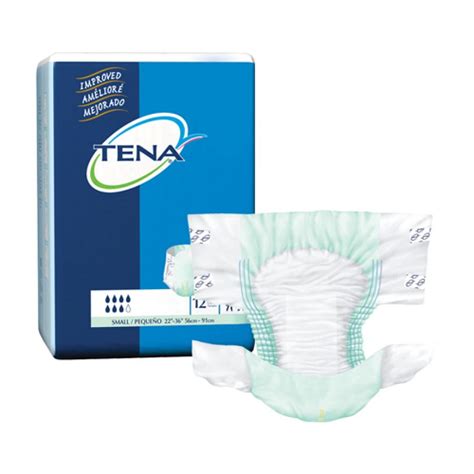TENA Ultra Adult Diapers, Small Size 22-36'', Heavy Absorbency, 12