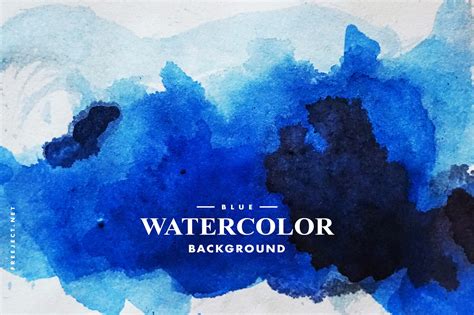 Blue Watercolor Background Abstract Watercolor Background In Tones Of