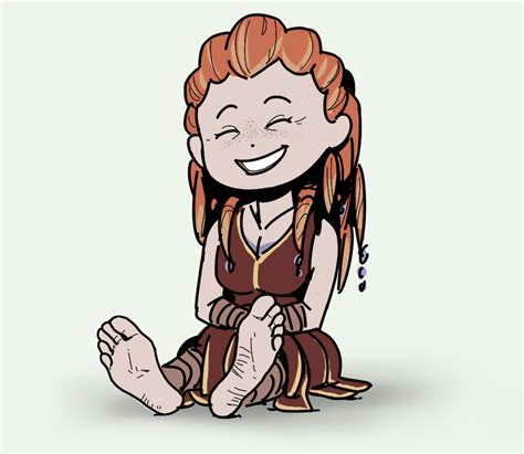 Barefoot Aloy By Pawfeather On Deviantart