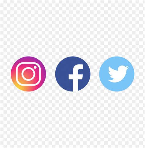 Free Download Hd Png Twitter Logo Facebook Logo Instagram Logo Png