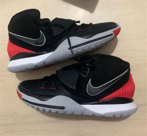 Kyrie 6 Bred Mens Fashion Footwear Sneakers On Carousell