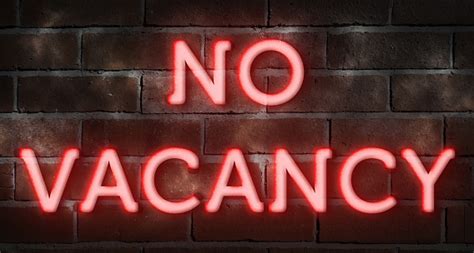 No Vacancy Neon Sign Stock Photo Download Image Now Istock