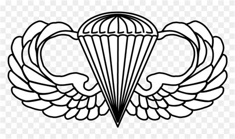 Image Result For Airborne Wings No Background Master Parachutist