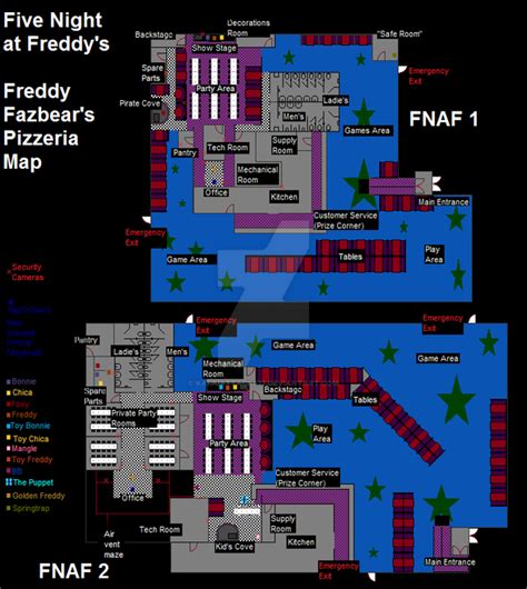 Freddy Fazbear S Pizza Floor Plan Buy Freddy Fazbear