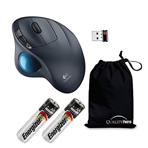 Logitech M570 Wireless Trackball Mouse With A Ultra Soft Travel Pouch
