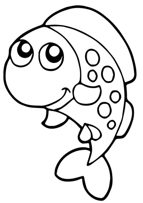 Coloring Pages Printable Fish Coloring Pages For Kids