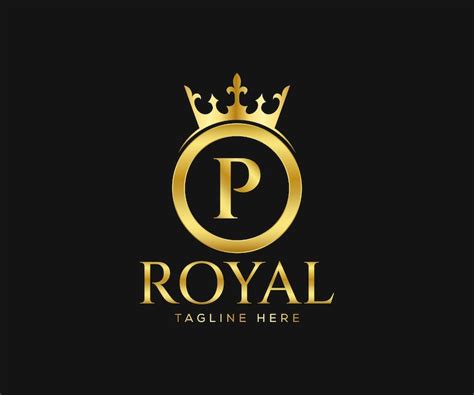 Premium Vector Luxurious Royal Logo Design Letter P Logo Design Template