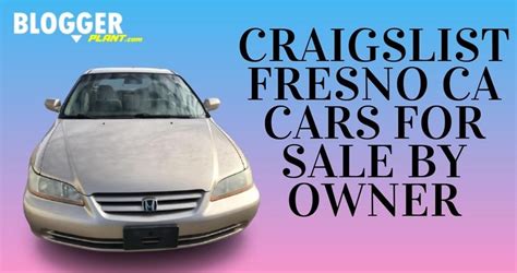 Craigslist Fresno Ca Cars For Sale By Owner