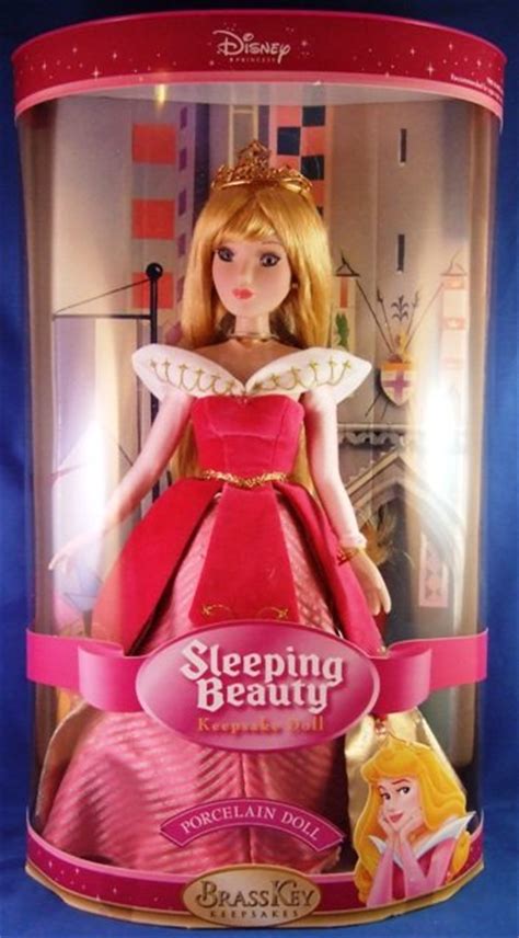 2004 brass key keepsakes disney princess sleeping beauty collectible 14 porcelain doll