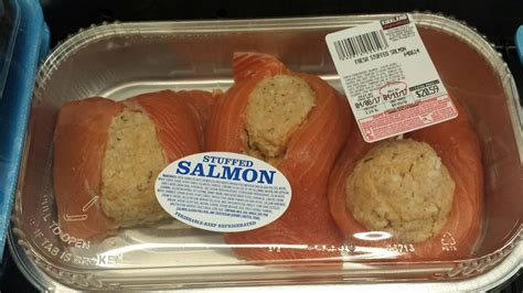 Don't think i want cooked cream cheese in my salmon and shrimp. Costco Salmon Stuffing Recipe / How Long Do You Bake ...