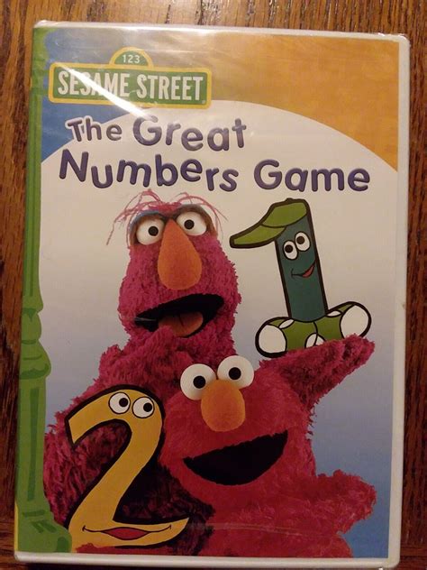 Sesame Street The Great Numbers Game Dvd Brand New Factory