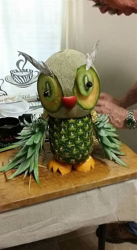Owl Fruit Fruit Pineapple Food