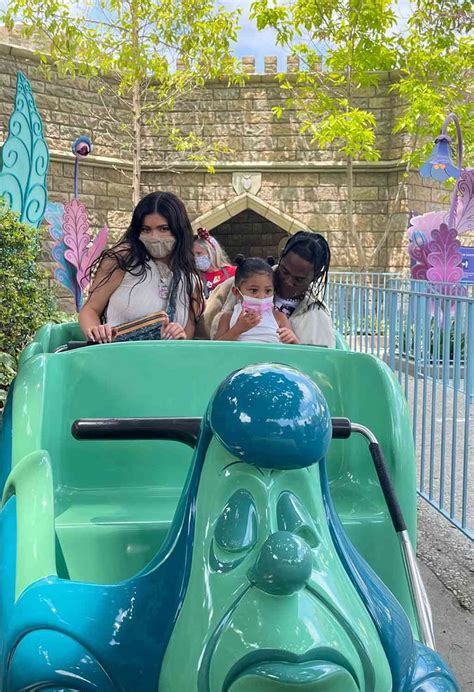 Kylie Jenner And Travis Scott Take Daughter Stormi To Disneyland