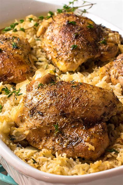 Oven Baked Chicken And Rice Craving Some Creativity