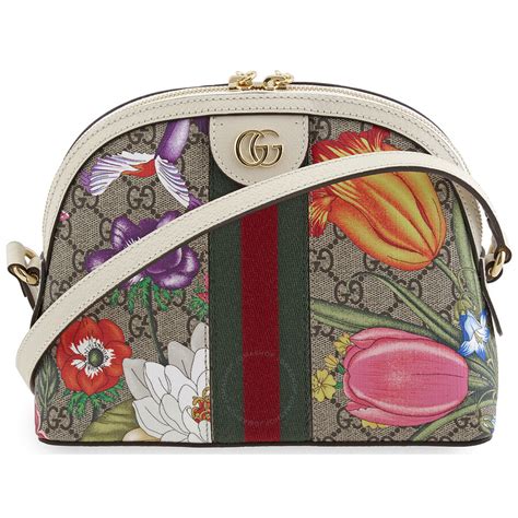 Gucci Ladies Ophidia Gg Flora Shoulder Bag Gucci Handbags Jomashop