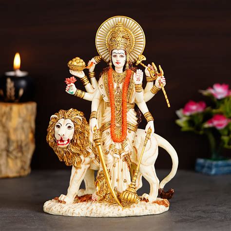 Buy Mukundra Art N Craft Goddess Durga Statue For Home Decor
