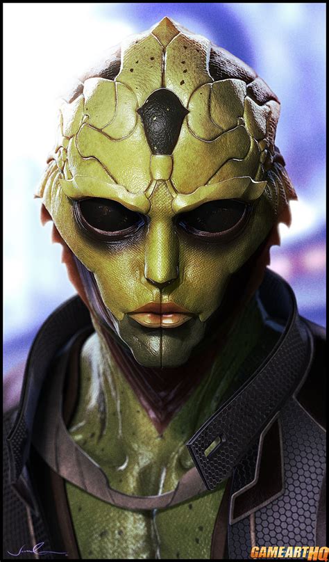 Thane Krios From Mass Effect Fan Art Game Art Hq
