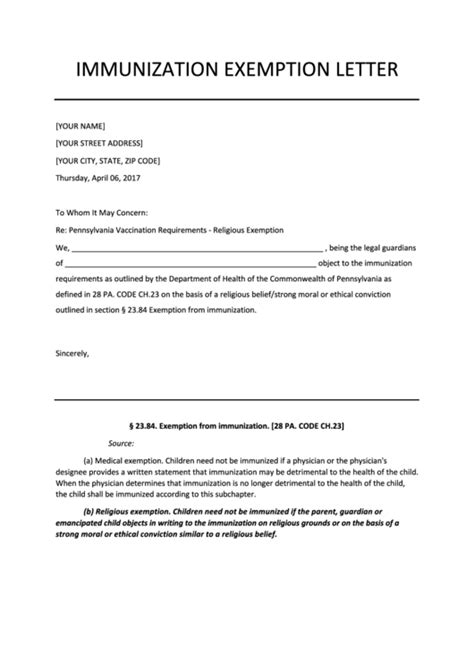 Posted on august 14, 2013august 15, 2016 by sheri davis | 85 comments. Immunization Exemption Letter Template printable pdf download
