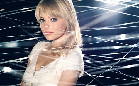 Emma stone works for mj, not gwen. Amazing Spider-Man 2's Gwen Stacy say's 'she's the brains ...