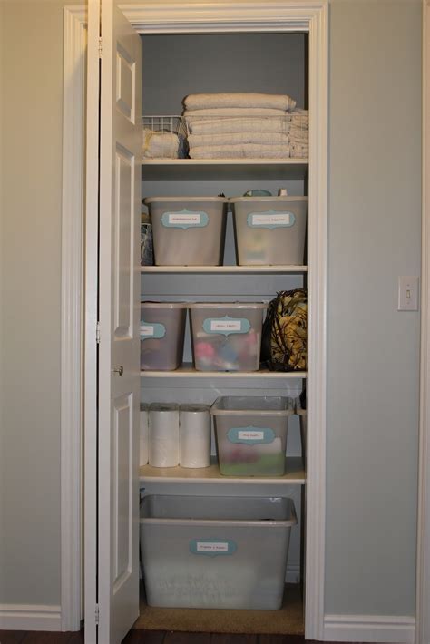 The other is a wide closet which we built into the master bathroom which features 2 glass front french doors. everywhere beautiful : Hall Closet Makeover