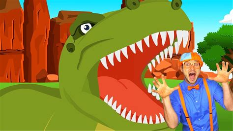 Blippi Dinosaur Song Learn Dinosaurs Educational Videos For