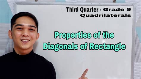 Properties Of The Diagonals Of A Rectangle Youtube