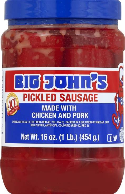 Big Johns Pickled Sausage 1 Lb Delivery Near You Uber Eats