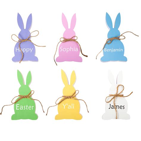 Personalized Easter Bunny Easter Decor Bunny
