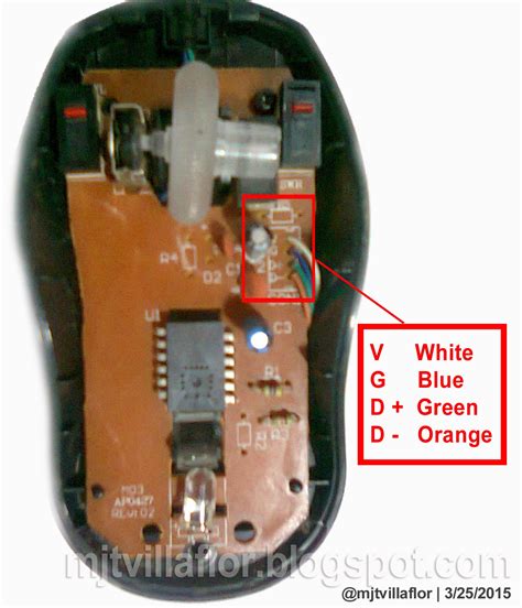 Usb Mouse Circuit Diagram