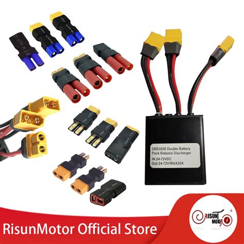 20v 72v 20a 30a 40a Dual Battery Connector For Increase The Capacity By