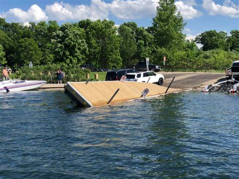 Watch Boats Throttle Gets Stuck Crashes Into Launch On Lake