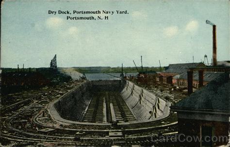 Dry Dock Portsmouth Navy Yard New Hampshire