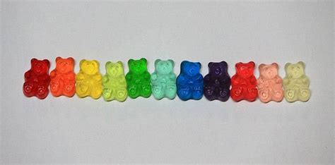 Classic Gummy Bears Lite Brite Gummy Bears Happy Colors Gummies Pretend Rainbow Candy Colours