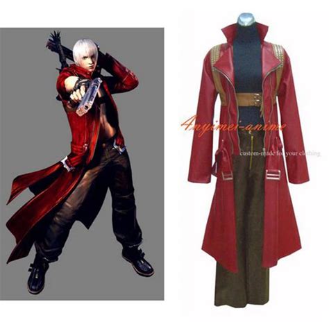 Devil May Cry 2 Dmc Dante Jacket Coat Game Cosplay Costume Custom Made