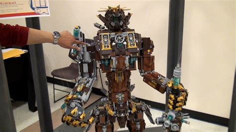 Giant Lego Continuum Shift Robot Pacific Rim Metal Beard Brickcon